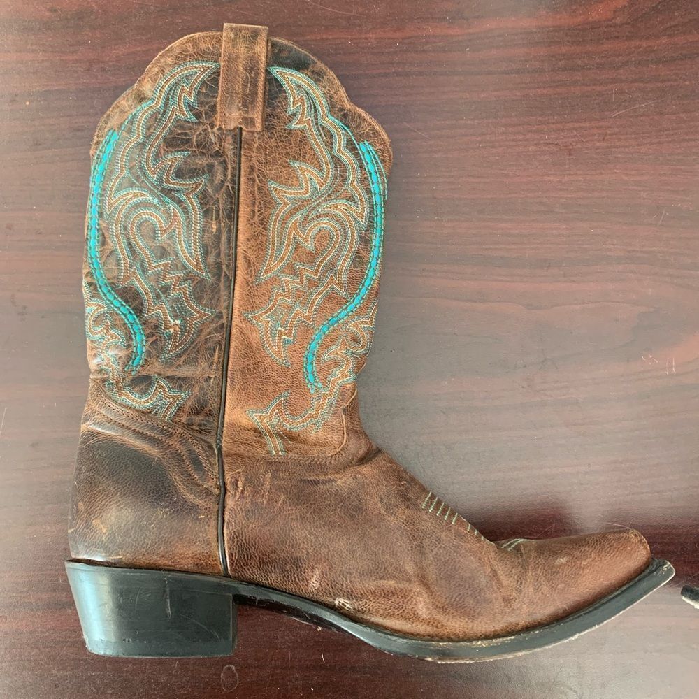 JB Dillon Western Boot Women’s Brown size 10B - Picture 3 of 10